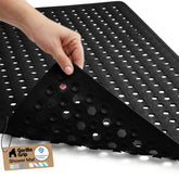GORILLA GRIP front view of mat showing shape and coverage benefits