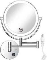 Gospire front-mounted mirror showing full double-sided view and compact benefit