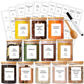 GPOVVIMX front view of full 12-jar set showing organized benefit