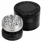 GRAVEND front view of grinder showing durable build and easy use