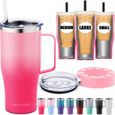 Greatyos front view Sakura sleeve showing sleek insulated finish and brand benefit