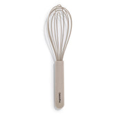 GreenPan whisk front view taupe showing handle and head, durable and stylish