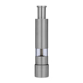 Grind Gourmet red grinder front view showing sleek finish and easy identification