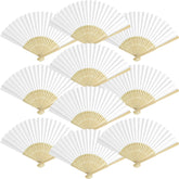 Grosun 50-pack front view showing neat bundled white fans, great for events