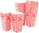 GSM Brands front view popcorn box showing red white stripes and professional look
