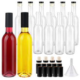 GUANENA 12-pack front view showing uniform clear bottles and labels for tidy presentation