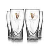Guinness pint glass front packaging shows logo and celebrates authenticity