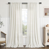 Guken front panels natural cream showing elegant drape and room-softening benefit