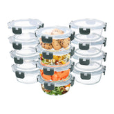 GULFLIN front view of 12-pack glass containers showing neat packaging and set completeness