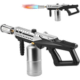 Gutenguy torch front view showing ergonomic grip and reach, improving control