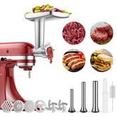GVODE front view showing sturdy metal body and attachment for KitchenAid, durable performance