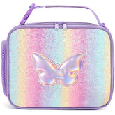 Hairao front view showing glitter butterfly and secure closure for stylish protection