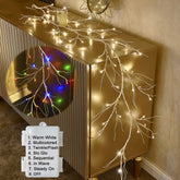 Hairui garland front view showing full 6ft length and lights