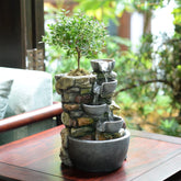 Haobos front view showing four-bowl design and calm benefit
