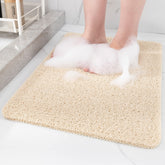Hargiis beige mat front view showing full coverage and benefit of safety