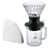 HARIO Switch front view showing cone and switch for precise brew control