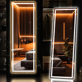 Hasipu front view illuminated mirror providing bright dressing light