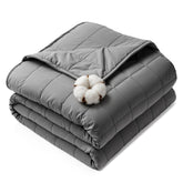 HCOIW blanket front view showing quilted surface and cozy look for comfortable sleep