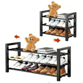 HDDTTZ front view of assembled rack showing compact footprint and sturdy frame