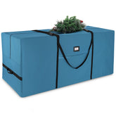 Hearth & Harbor front view of tree bag showing full zipper and shape benefit protection