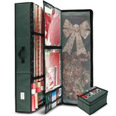 Hearth & Harbor front view showing organized rolling storage for wrapping paper