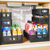 HERJOY front view of organizer showing full three tiers and access benefit