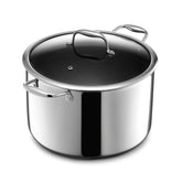 HexClad 10QT front view showing durable finish and wide diameter for large meals