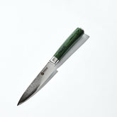HexClad 5" utility knife front view showing balanced profile and benefit of control