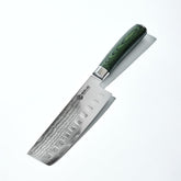 HexClad boning knife front view showing balanced blade and handle for precise trimming
