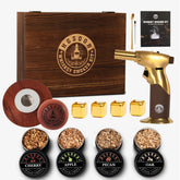 Hgsoor front packaging showing complete smoker kit and gift box, elegant presentation benefit