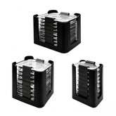 Hhyoisn organizer front view showing neat vertical lid storage and quick access