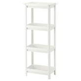 HIEEY front view 4-tier shelf showing organized storage benefit