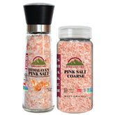 Himalayan Chef grinder and 14 oz pouch showing elegant set and refill convenience