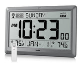 HODIK front display silver shows large time and temperature for easy viewing