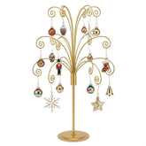 HOHIYA front view of 20-inch gold ornament stand showing elegant silhouette and balance