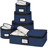 HOLDN’ STORAGE front view of five-piece set showing organized storage benefit