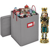 HOLDN’ STORAGE front view of gray collectible storage box, shows sturdy protection