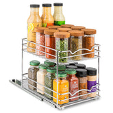 HOLDN’ STORAGE front view of pull-out organizer showing accessibility benefits