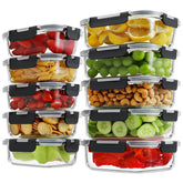 HOMBERKING front packaging showing full 20-piece meal prep set, organized