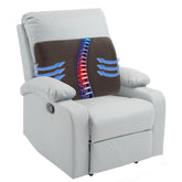 HOMBYS lumbar pillow front view showing full coverage and support