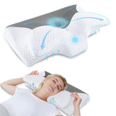 HOMCA front view showing contour and ergonomic shape for better neck support