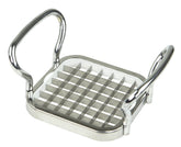Home Basics front view showing compact stainless steel cutter and benefits