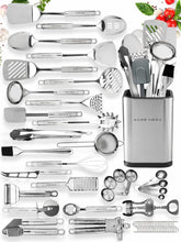 Home Hero 54-piece set front view showing full collection and silver finish for organized cooking