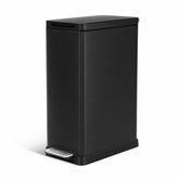 Home Zone Living front view slim trash can showing space-saving shape and capacity