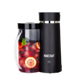Homecraft front view of brewer on counter showing compact design and easy access