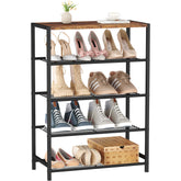 HOMEFORT front view showing full five-tier storage and neat organization