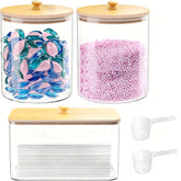HomePekite front pack display showing jars and acrylic holder for tidy storage