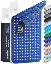 Homerella front view of bathtub mat packaging showing product benefit