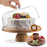 HOMESPHERE front view cake stand showing elegant presentation benefit