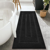 HOMORE front view of black 24x60 runner showing clean modern look and comfort